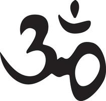 eeuwig Hindoe symbool om vector