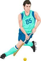 vector van hockey speler.