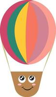 heet lucht ballon vector of kleur illustratie