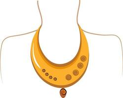 goud ketting vector of kleur illustratie