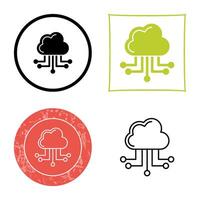 cloud computing vector icon