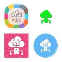 cloud computing vector icon