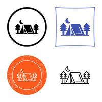 tent vector pictogram