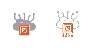 cloud computing vector icon