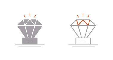 diamant vector pictogram