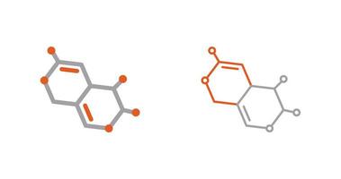 molecuul vector pictogram