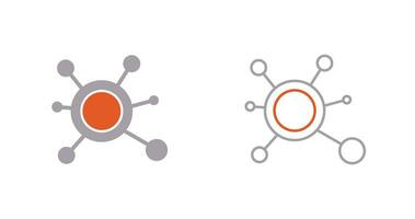 molecuul vector pictogram