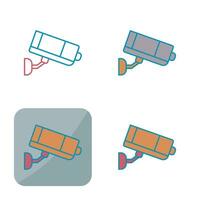 cctv camera vector pictogram