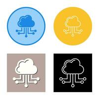 cloud computing vector icon