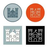 kasteel vector pictogram