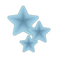 ster blauw illustratie vector