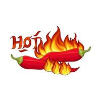 heet Chili brand illustratie vector