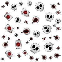 halloween patroon illustratie vector