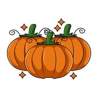 halloween pompoen illustratie vector