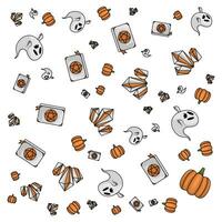 halloween patroon illustratie vector