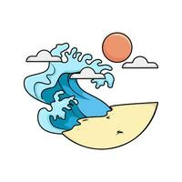 zee Golf illustratie vector