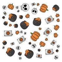 halloween patroon illustratie vector