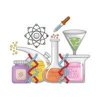 chemie biologie illustratie vector