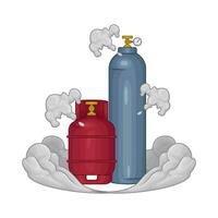 lpg gas- illustratie vector