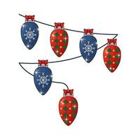 Kerstmis lamp decoratie illustratie vector