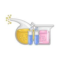 laboratorium toverdrank fles illustratie vector