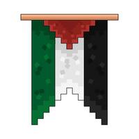 vrij vlag Palestina illustratie vector