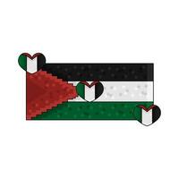 vlag Palestina illustratie vector