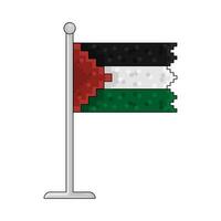 vrij vlag Palestina illustratie vector