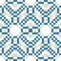 een blauw en wit geruit patroon vector