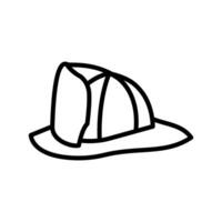 Brand blussen helm icoon vector illustratie ontwerp