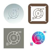 cirkeldiagram vector pictogram