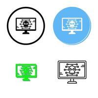 malware vector pictogram