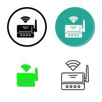 Wifi router vector icoon