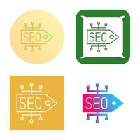 seo label vector icoon