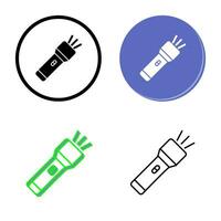 zaklamp vector pictogram