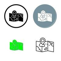 kaart vector pictogram