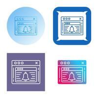 pictogram voor meldingsvector vector