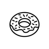 donut icoon ontwerp vector