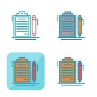 contract vector pictogram