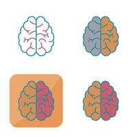 hersenen vector pictogram