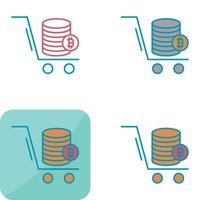 trolley vector pictogram vector