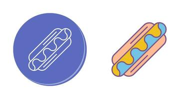 hotdog vector pictogram