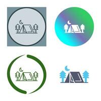 tent vector pictogram