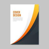 boek Hoes brochure modern stijl ontwerp. vector illustratie.