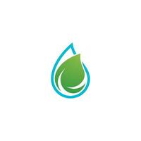 waterdruppel logo ontwerp vector