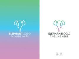 olifant logo ontwerp vector