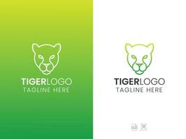 tijger logo ontwerp vector