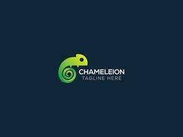 kameleon logo ontwerp vector
