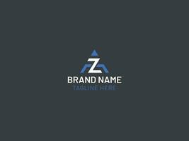 z brief logo ontwerp vector