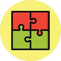 puzzel vector icoon ontwerp illustratie